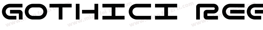 GothicI Regular字体转换